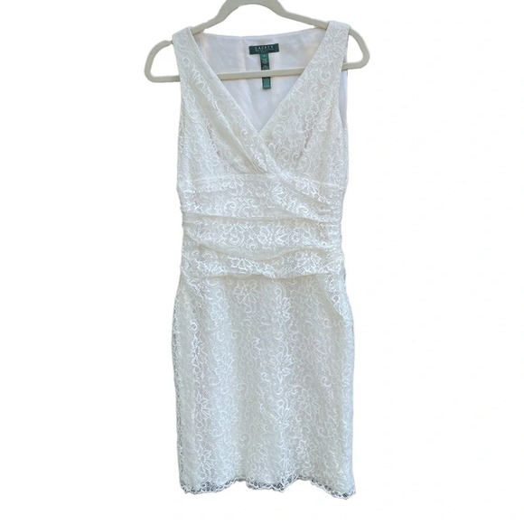 RALPH LAUREN LACE DRESS - Picture 1 of 4